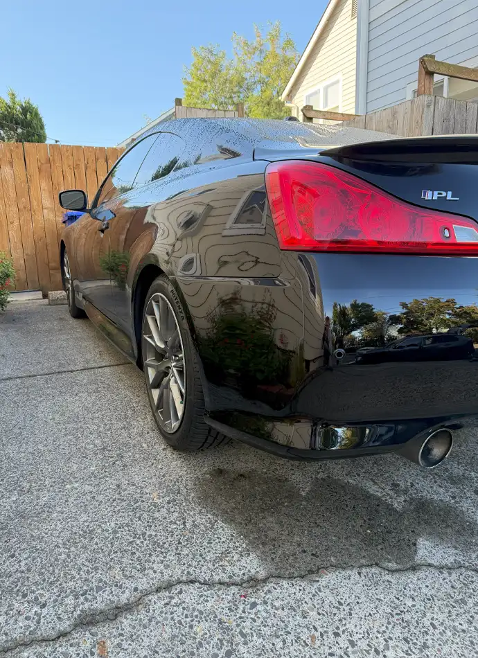 After bumper dent repair