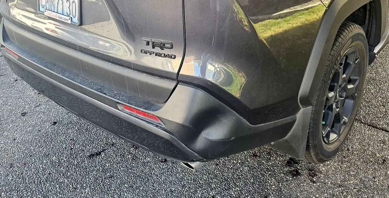 Bumper paintles repair before